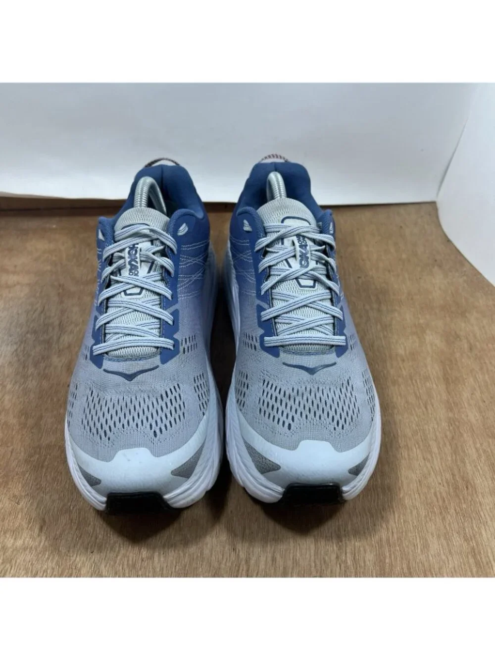 Hoka One One Clifton 6 Women Size 10.5 Blue Running Shoes